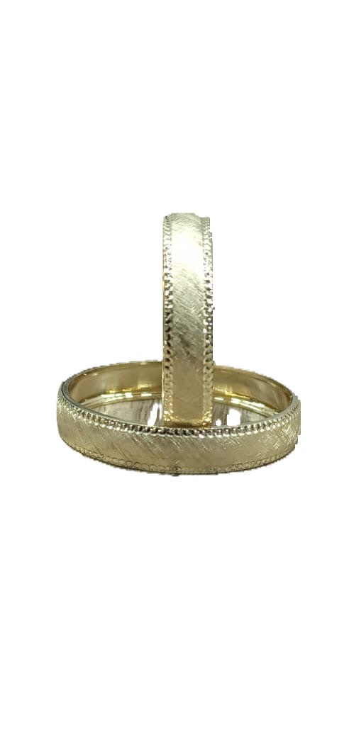 Argolla Matrimonial Hueca 6 mm Oro 14 K- Modelo 4