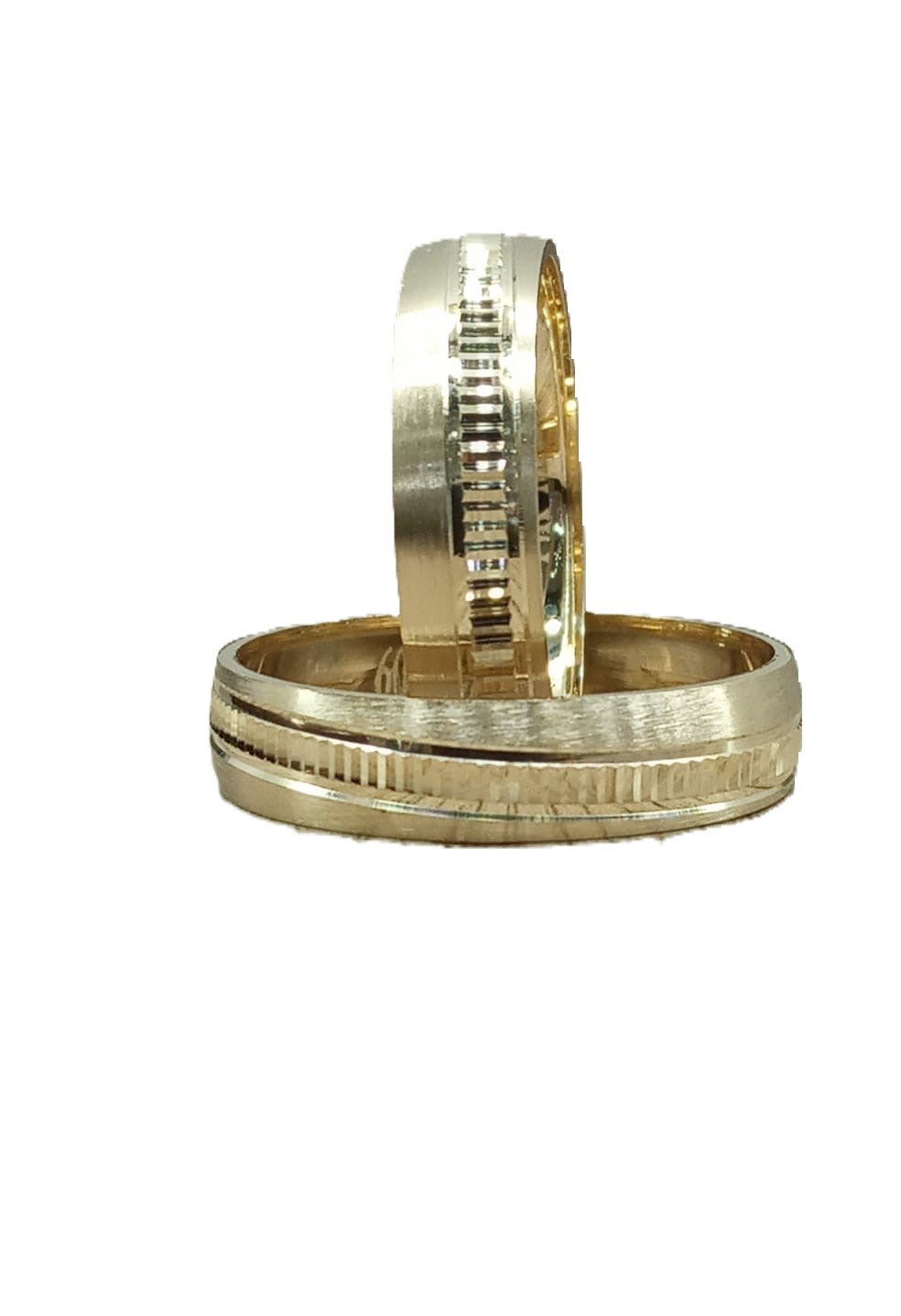 Argolla Matrimonial Hueca 6 mm Oro 14 K- Modelo 2