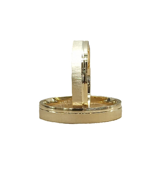 Argolla Matrimonial  Confort Light 4 mm Oro 14 K- Modelo 1