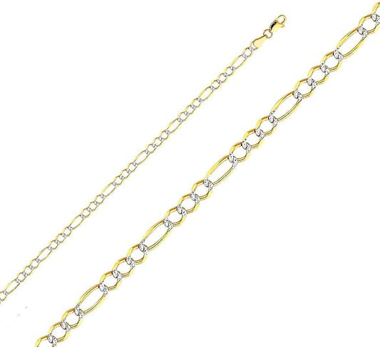 Cadena Tipo Cartier Diamantada DSKY 2.3 mm 14 K